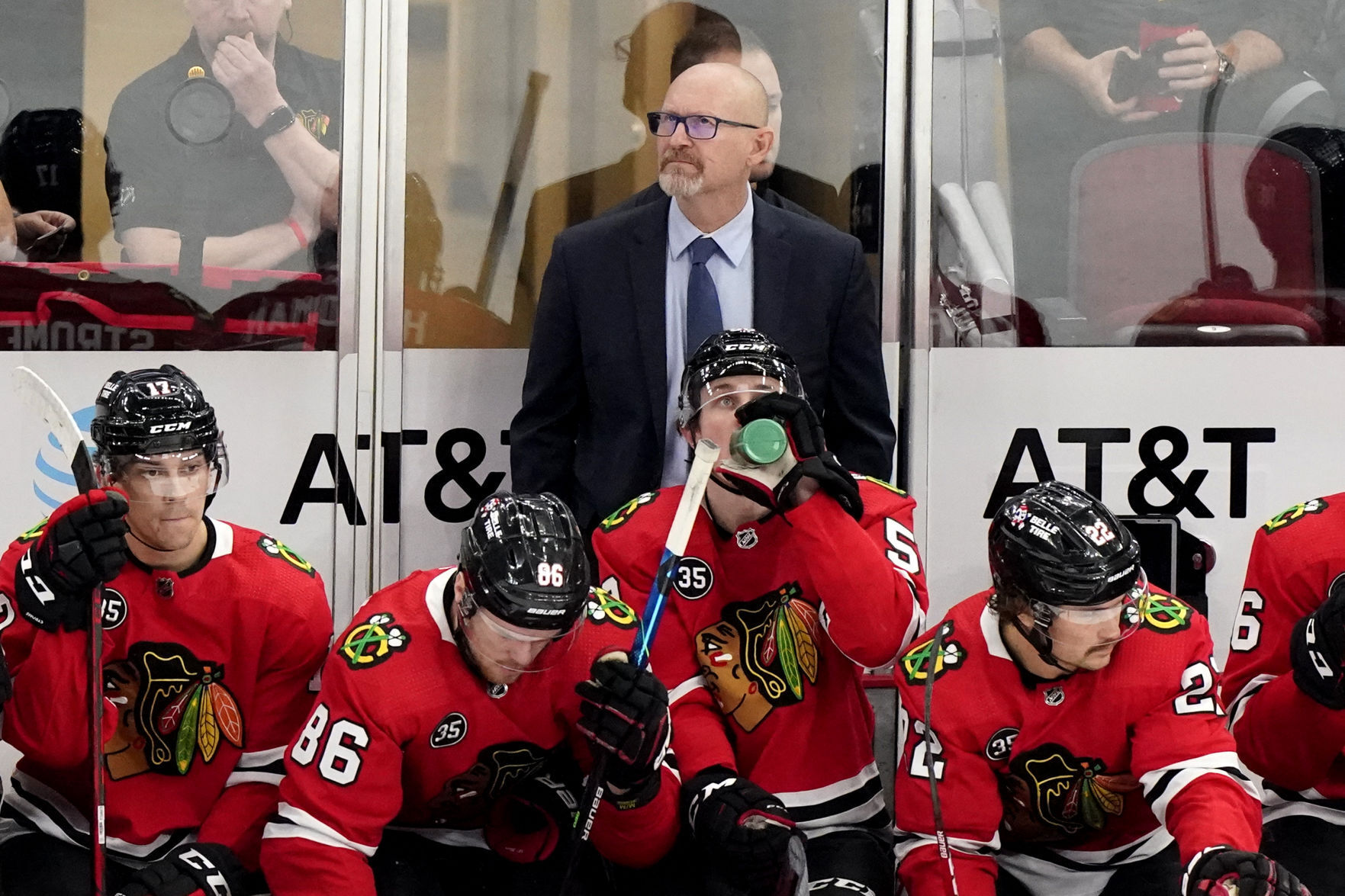 Predators Blackhawks Hockey